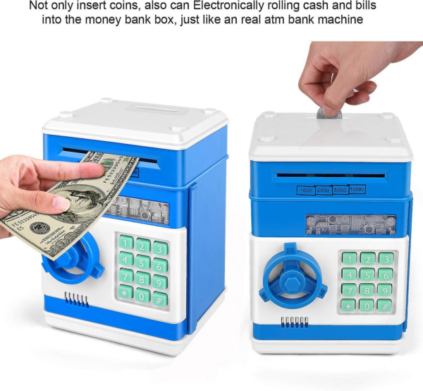 ⁦Kids Money Bank Machine (Bleu)⁩ - الصورة ⁦4⁩