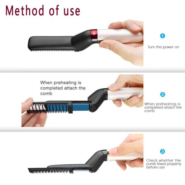 ⁦Hair Straightener For Men⁩ - الصورة ⁦4⁩